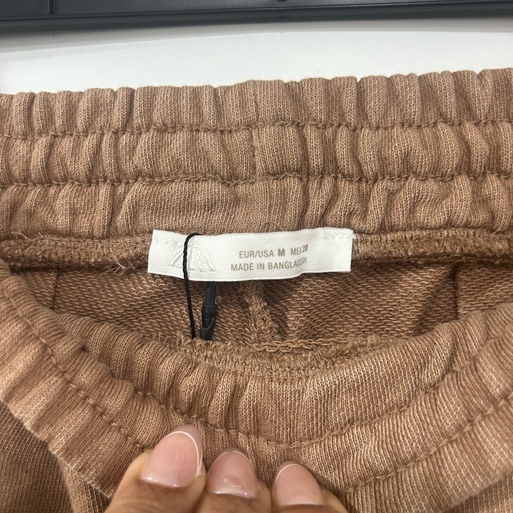 NWT Zara Tan Mini Skirt - Picture 3 of 6